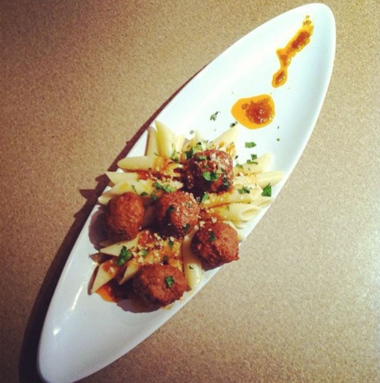 Lamb and pork meatballs