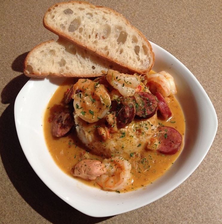 Shrimp and sausage étouffée