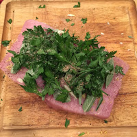 olive oil, salt, peper